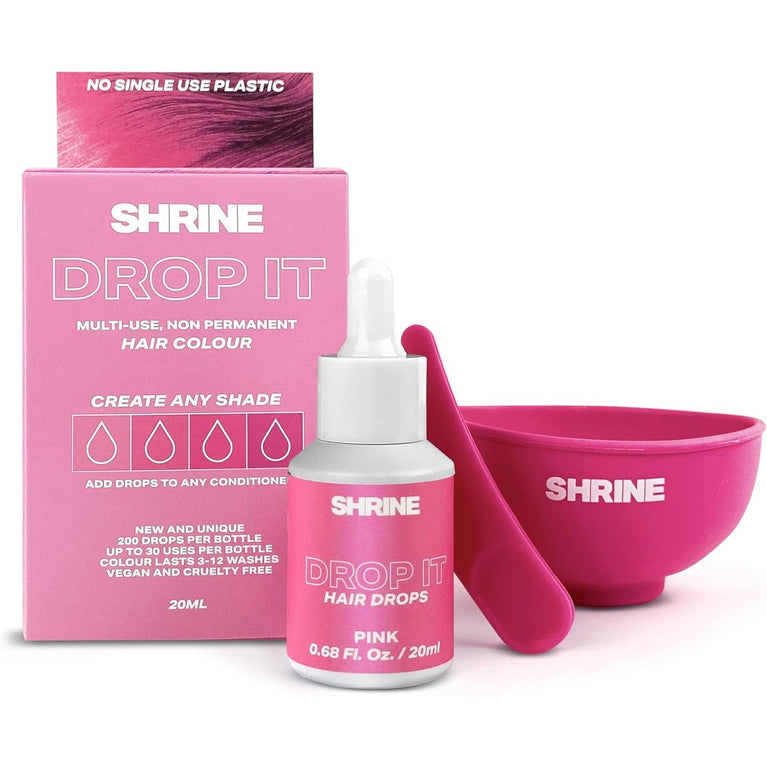SHRINE Drop It Semi-Permanent Hair Dye Drops Pink 20ml