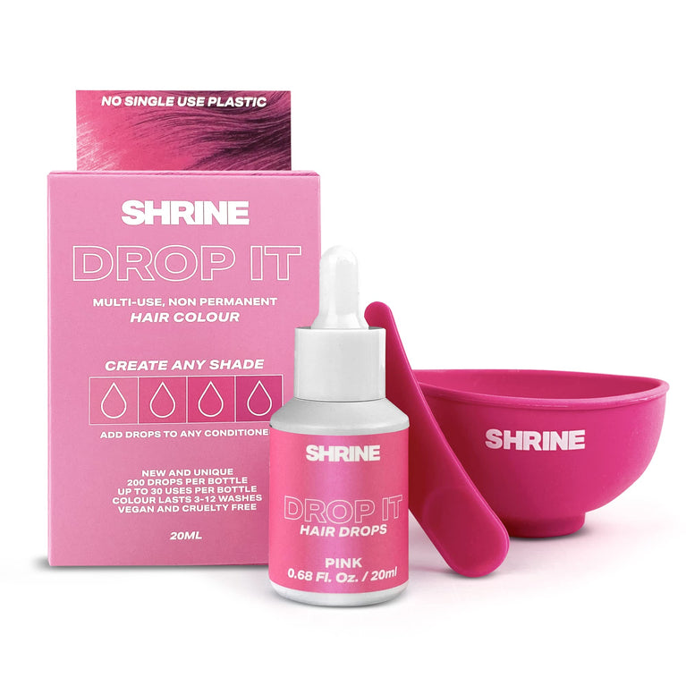 SHRINE Drop It Semi-Permanent Hair Dye Drops Pink 20ml