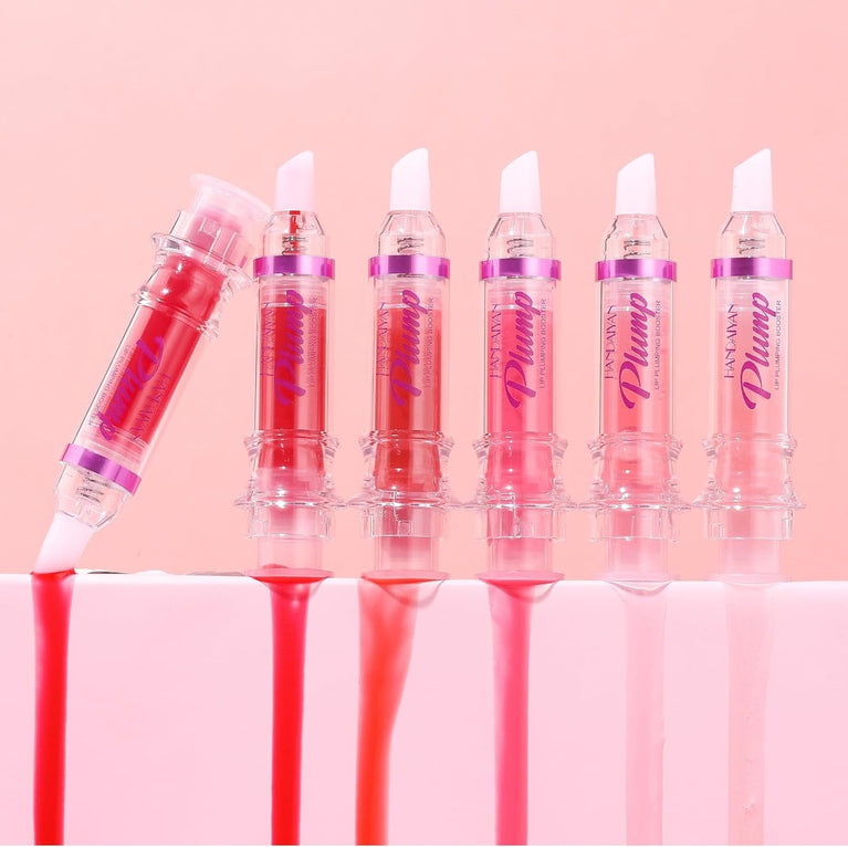 Chili Infused Lip Volumizer Gloss - Hydrating Tinted Lip Balm & Liquid Lipstick, Instant Lip Plumper with Day & Night Moisturizing Repair (Shade 02#)
