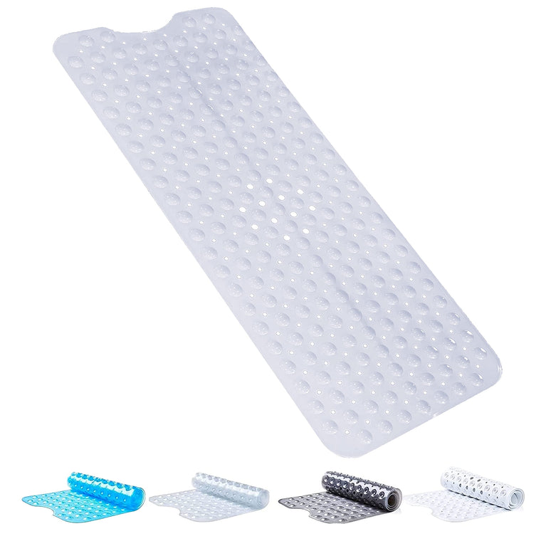 Non Slip Bath Mat with 200 Suction Cups - Shower Mat for Safety and Comfort
