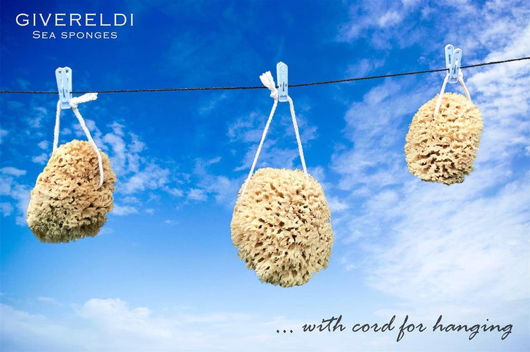 Natural Unbleached Honeycomb Sea Sponge - 100% Organic and Hypoallergenic