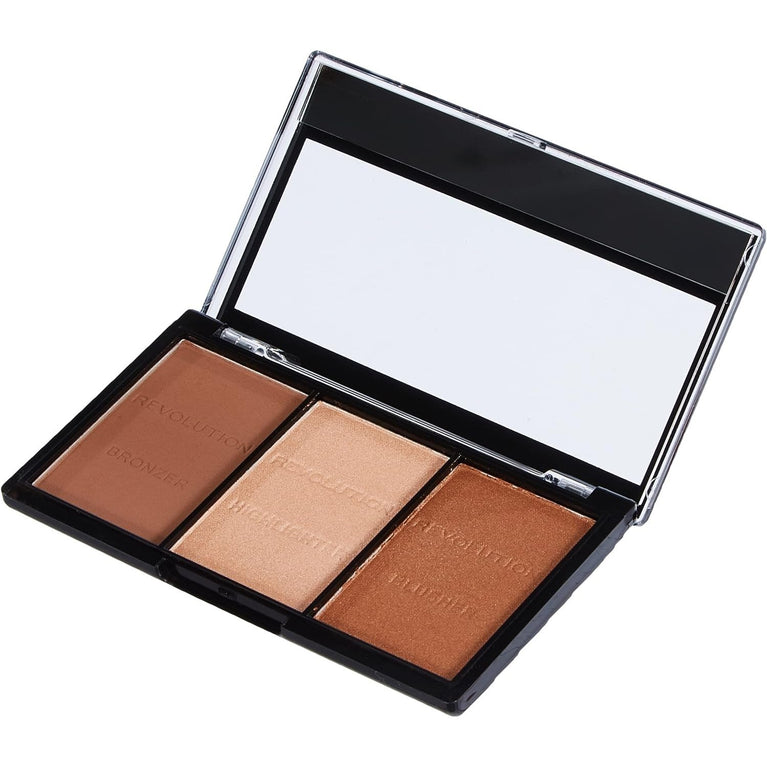 Makeup Revolution's Triple Powder Contouring Palette - Ethically Conscious Vegan-Friendly