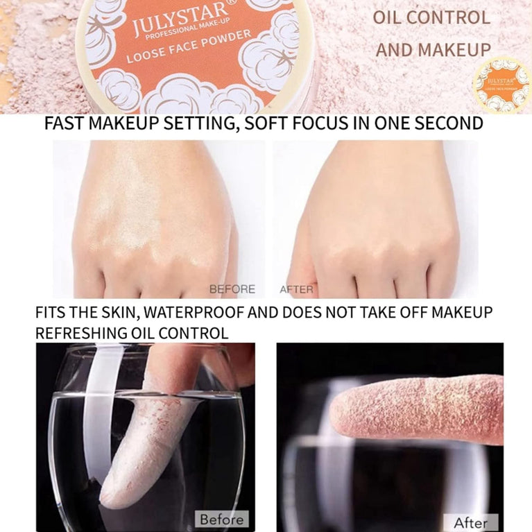 Versatile Matte Finish Loose Setting Powder