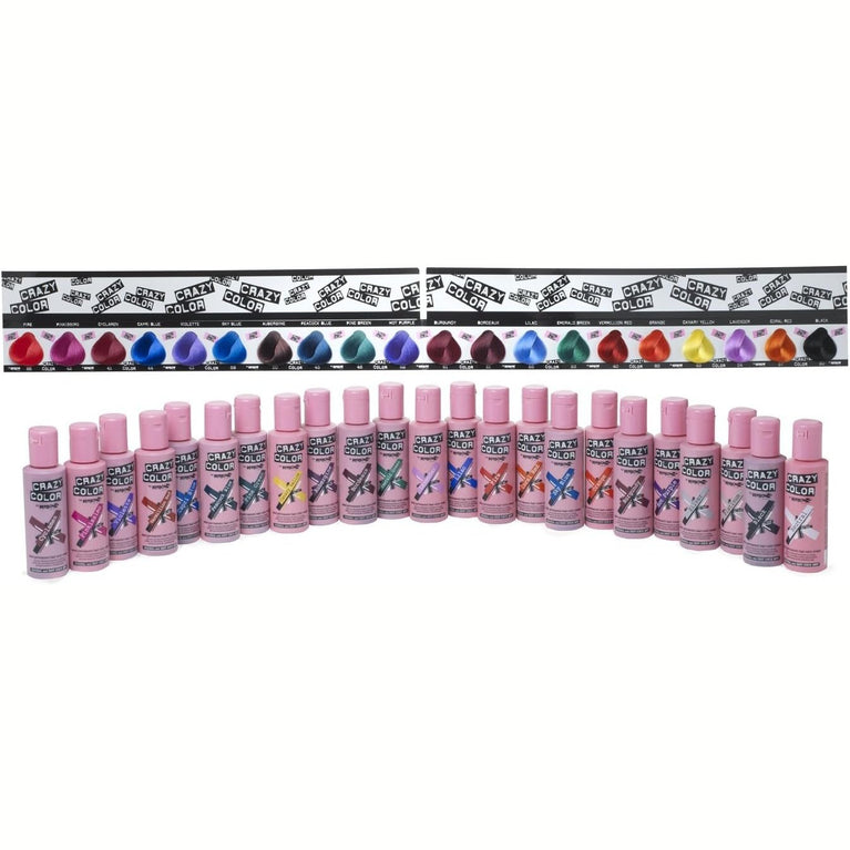 Renbow Crazy Color Pinkissimo Semi Permanent Hair Dye Cream No.42 - 100ml