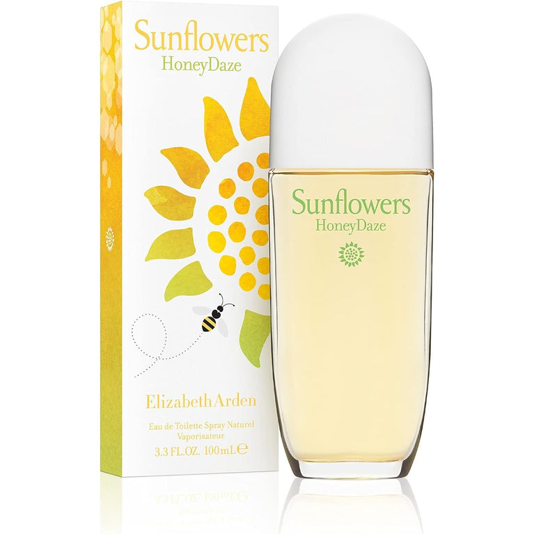 Elizabeth Arden Sunflowers HoneyDaze Eau de Toilette, 100ml - Luxurious Sustainable Fragrance