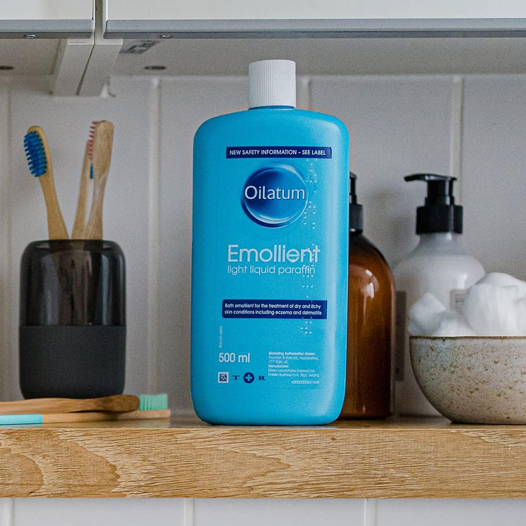Oilatum Emollient Bath Liquid for Eczema Relief and Hydration 500ml