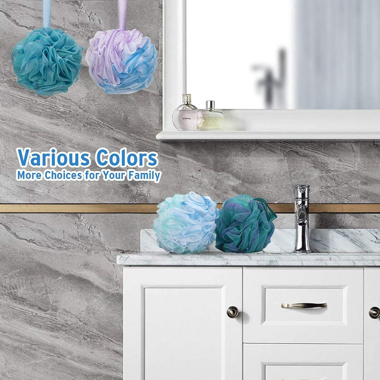 Luxurious DadyMart Bath Shower Loofah Sponge Set for Men and Women - Set of 4