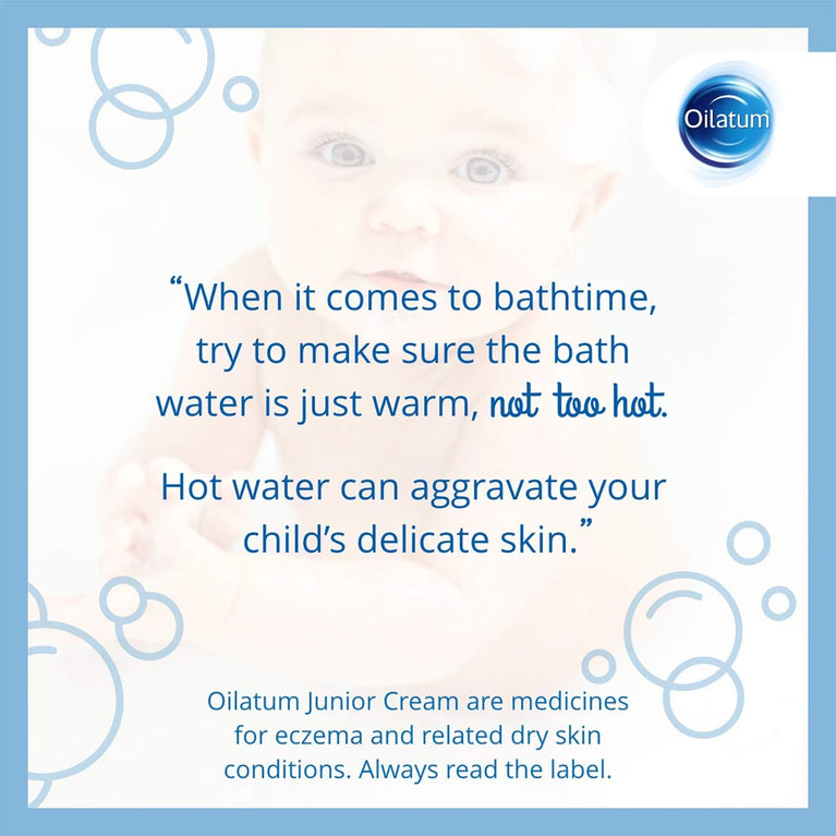 Oilatum Junior Emollient Bath Additive - Soothing Formula for Eczema and Dry Skin (600 ml)