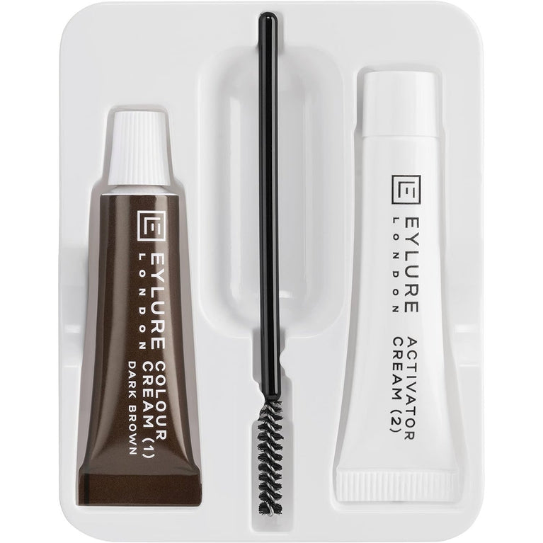 Eylure DYBROW Dark Brown Eyebrow Tinting Kit for Long-Lasting Defined Brows