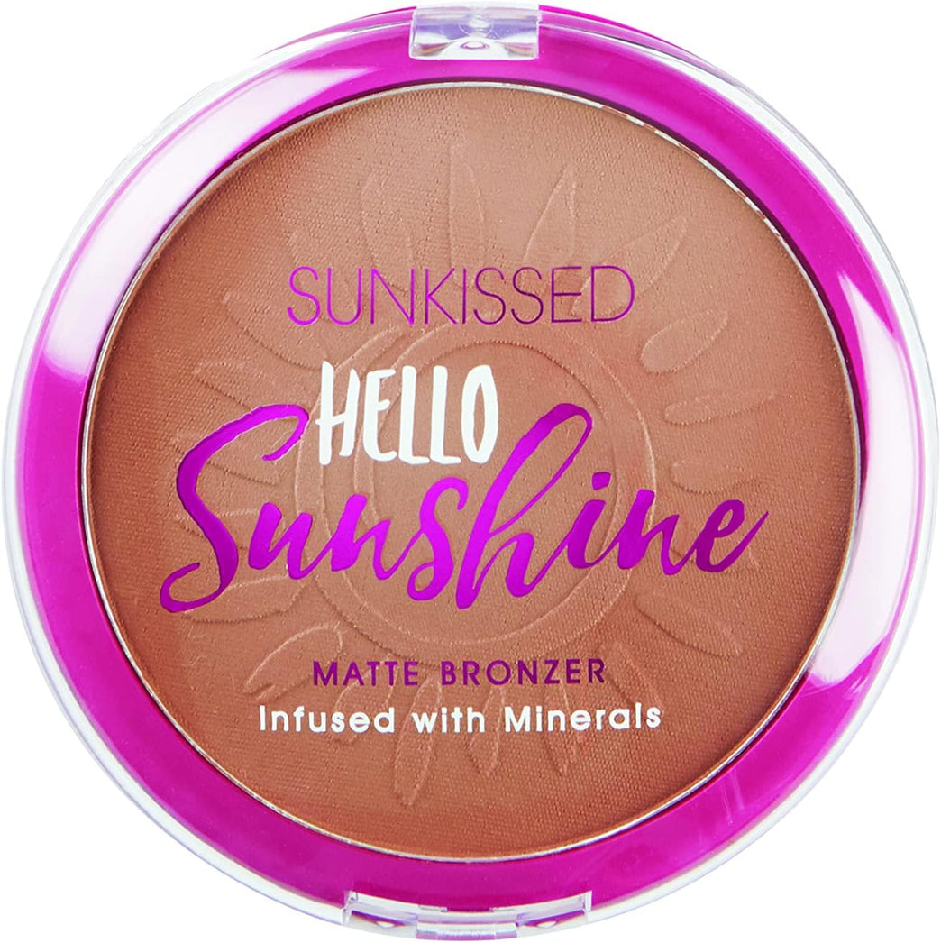 Sunkissed Radiant Glow Matte Bronzer - Long-Lasting and Travel Friendly