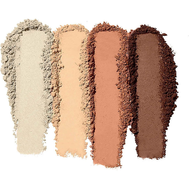 Vitamin E-Infused 4-Shade Customizable Contour Palette for Ultimate Versatility
