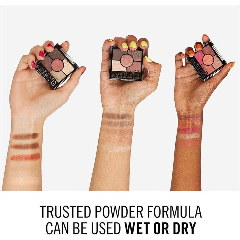Rimmel London Golden Eye 5-Shade Scandaleyes Eyeshadow Palette with Long-lasting Formula