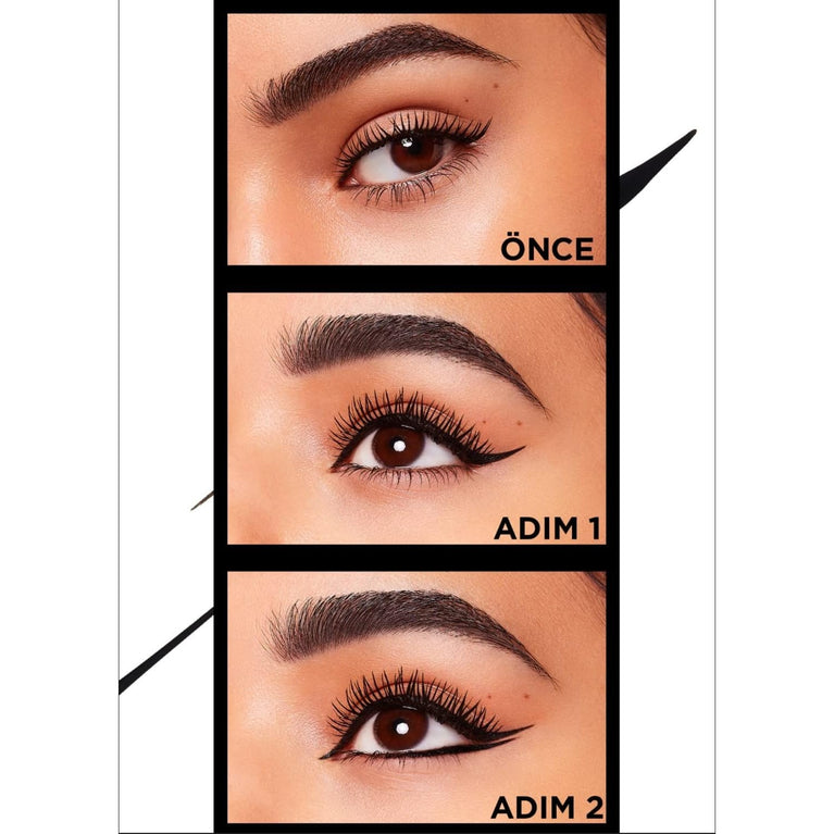 L'Oréal Paris Super Liner Perfect Slim in Intense Black, Long-Lasting Liquid Eyeliner with Precision Felt Tip, Pack of 1