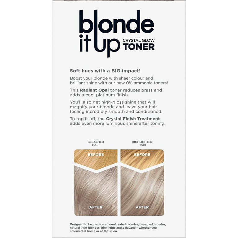 Clairol Radiant Opal Blonde Toning Kit with Crystal Glow Effect