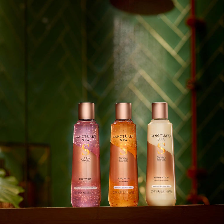 Sanctuary Spa Nourishing Shower Gel for Women, 250 Ml, Vegan and Cruelty-Free