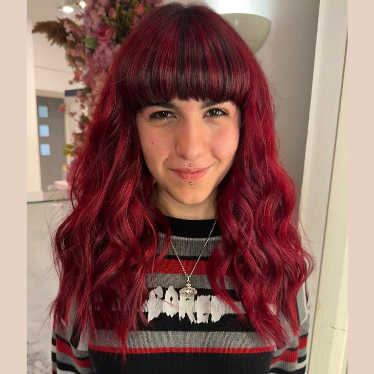 Crazy Color Vibrant Vermillion Red Semi-Permanent Duo Hair Dye. Highly Pigmented Scarlet Red Conditioning & Oil Nourishing Vegan Formula | No Bleach or Ammonia | 200ml