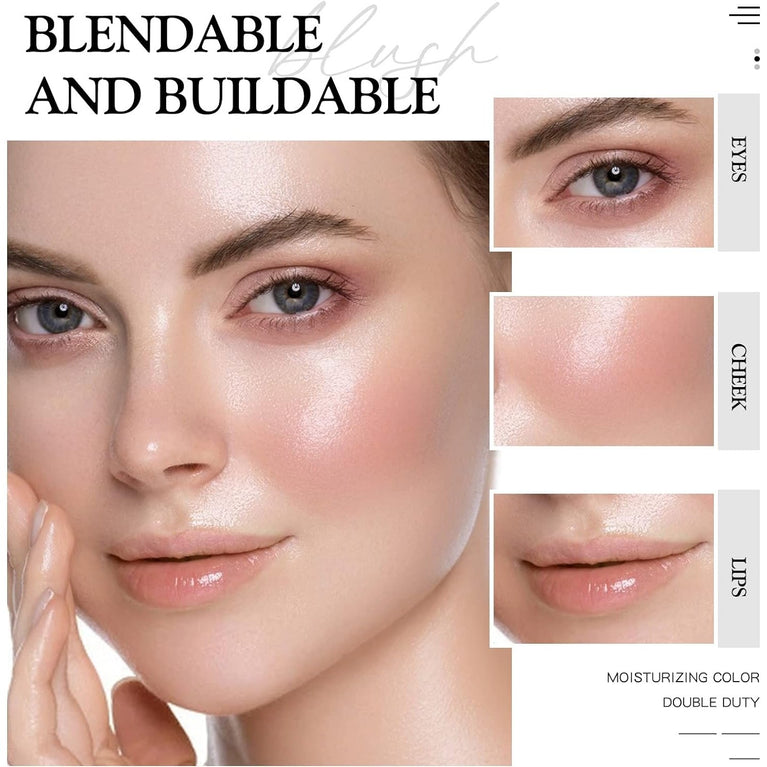 Bayfree Radiant Cheek Cream Blush - Vegan and Hydrating Facial Balm