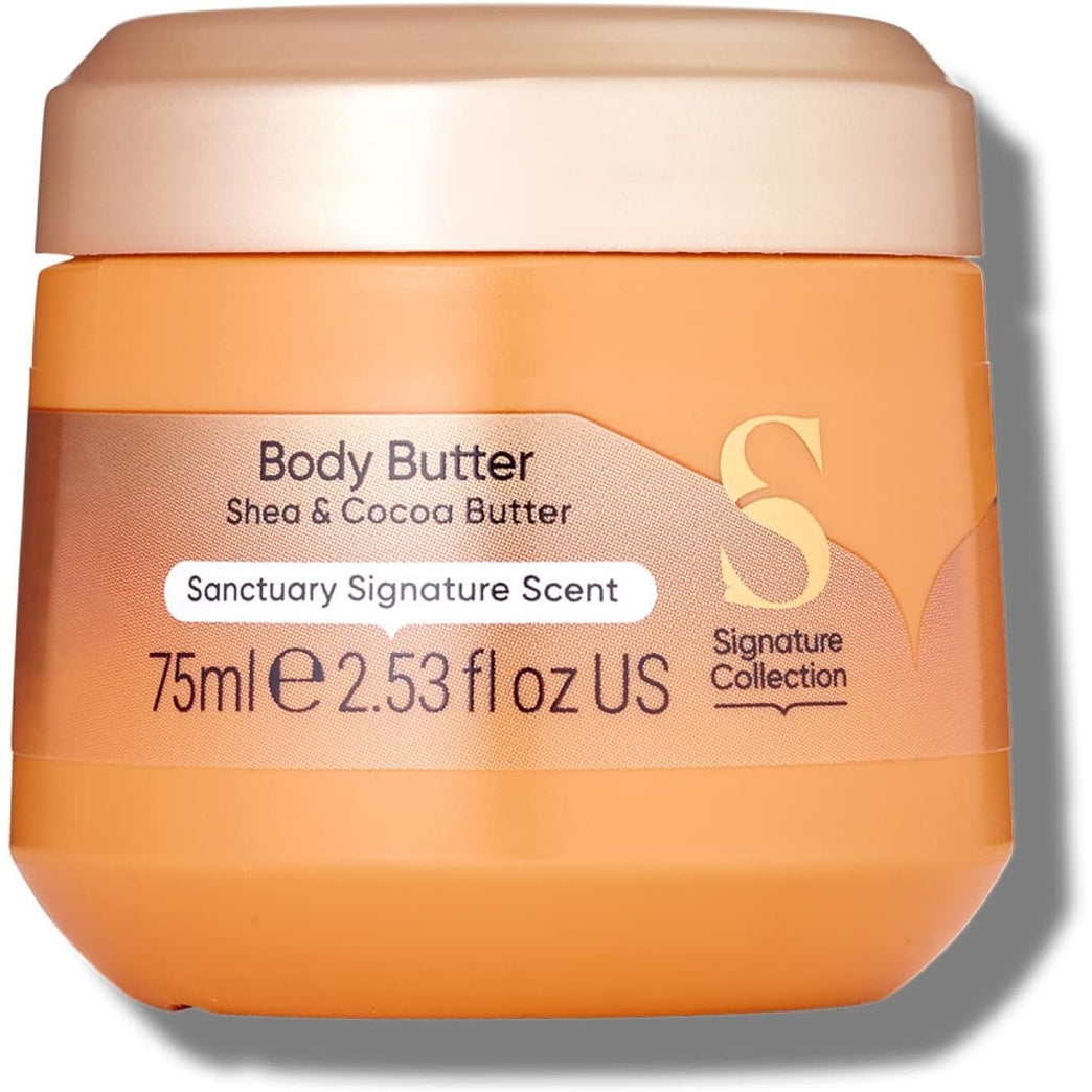 Sanctuary Spa Travel Size Body Butter with Shea Butter - 75ml