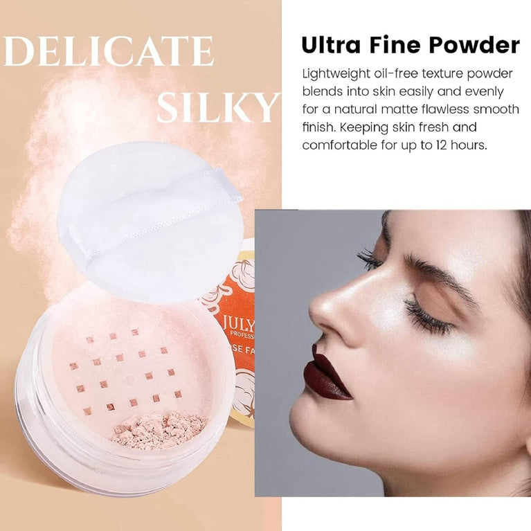 Versatile Matte Finish Loose Setting Powder