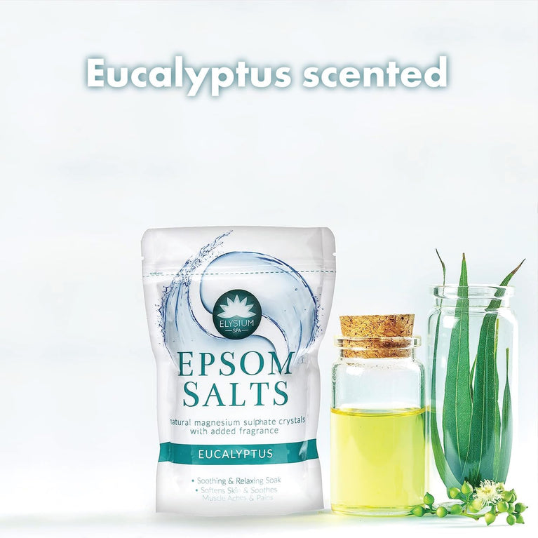 Elysium Spa Natural Eucalyptus Epsom Salts 1Kg