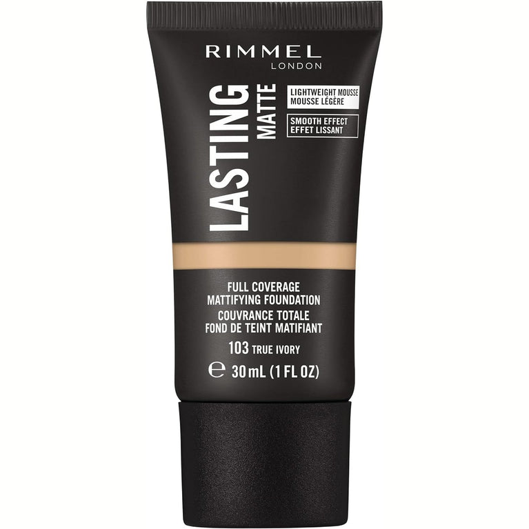 Rimmel Soft Beige Full Coverage Foundation with Lasting Matte Finish