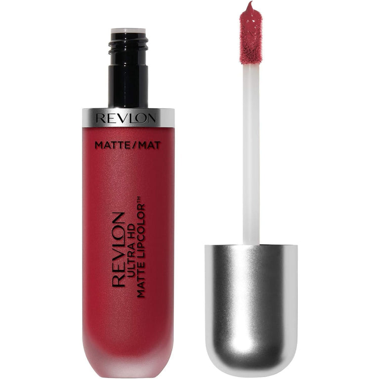 Revlon Passion (635) Coral Red Ultra HD Matte Liquid Lipstick with Moisturising Formula and Wax-free Gel Technology