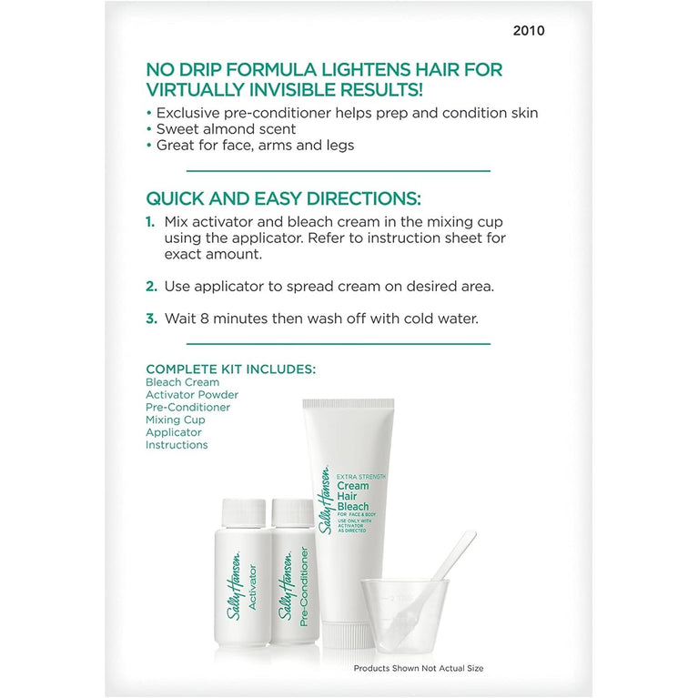 SALLY HANSEN Extra Strength Creme Hair Bleach for Face & Body - SH2010