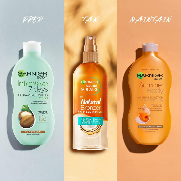 Garnier Ambre Solaire Quick Tanning Dry Oil with Coconut Essence