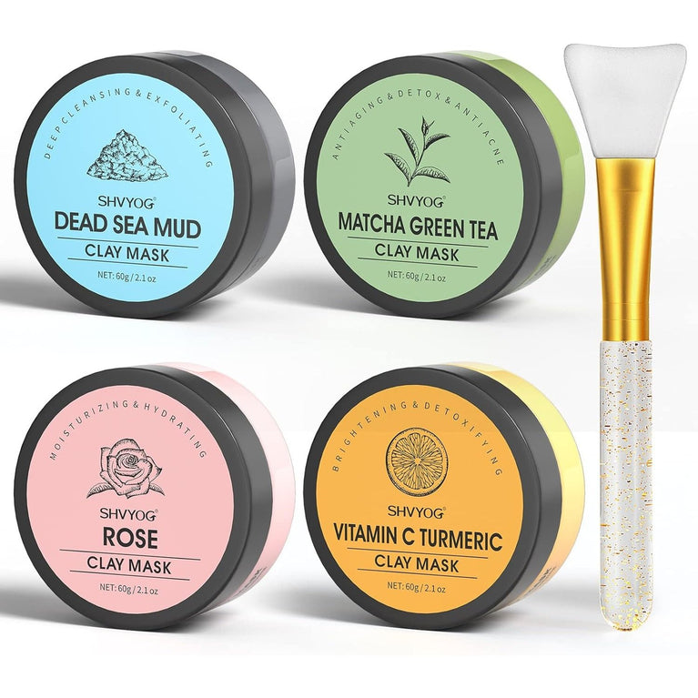 Ultimate Clay Mask Kit for Deep Cleansing and Skincare
