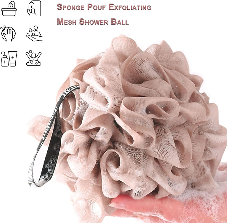 Bath Sponge Shower Puff for Gentle and Effective Exfoliation
