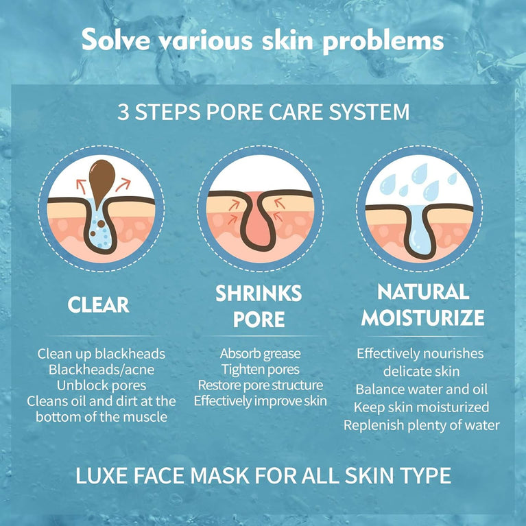 Detoxifying Dead Sea Mud Mask with Headband & Brush - Deep Cleansing Treatment for Face and Body