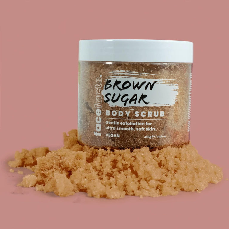 Ultra Smooth Brown Sugar Body Scrub with Caramel Extract | Exfoliates + Hydrates | 400g