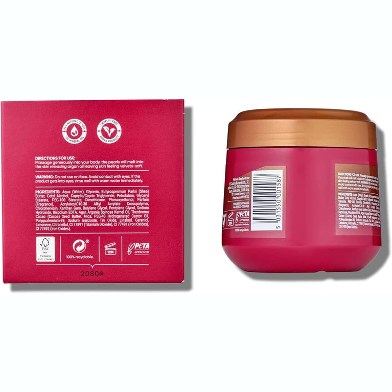Sanctuary Spa Ruby Oud Melting Pearl Body Butter - Nourishing Vegan Moisturizer for Women