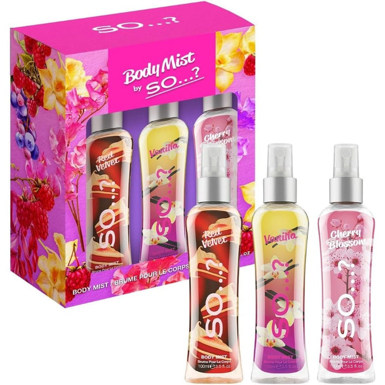 So...? Womens Candy Floss Body Mist - Sweet Floral Fragrance Spray 100ml
