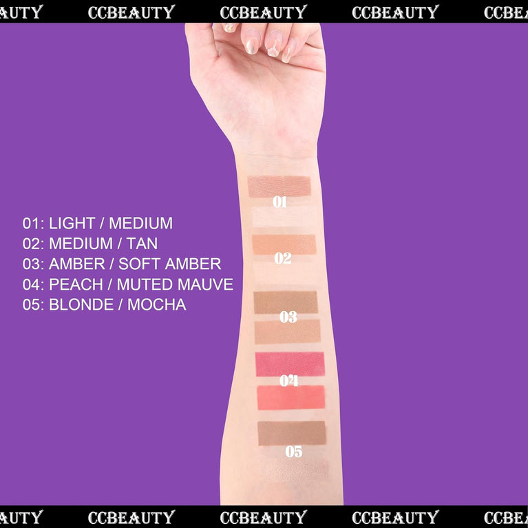 CCbeauty Dual-Action Contour and Highlight Makeup Stick with Vitamin E Enrichment
