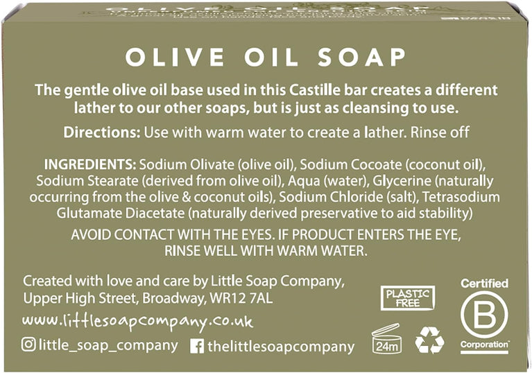 Natural Olive Oil Soap Bar for Sensitive Skin