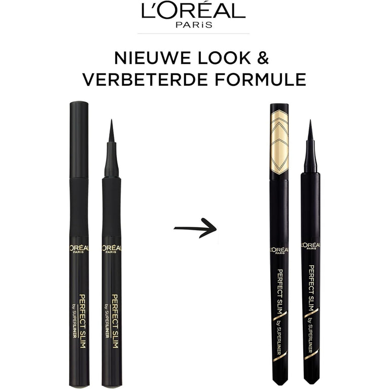 L'Oreal Paris Intense Matte Brown Superliner, Water-Resistant and Smudge-Proof Perfect Slim Liquid Eyeliner