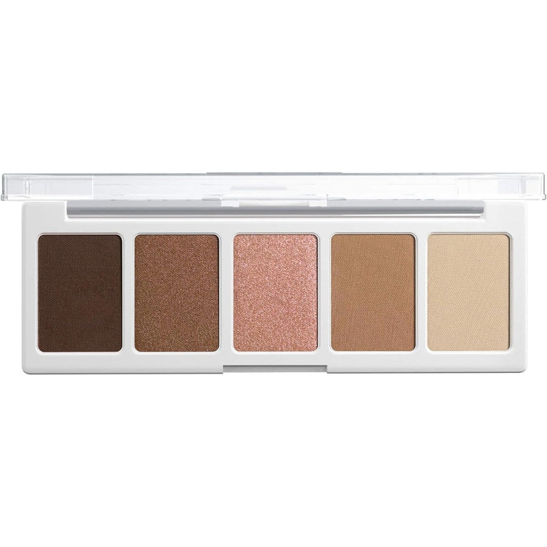 Wet 'n' Wild Color Icon Everyday Glam Eyeshadow Palette - 5 High-Impact, Pigmented Shades, Dermatologically Tested and Animal Cruelty-Free, Walking On Eggshells