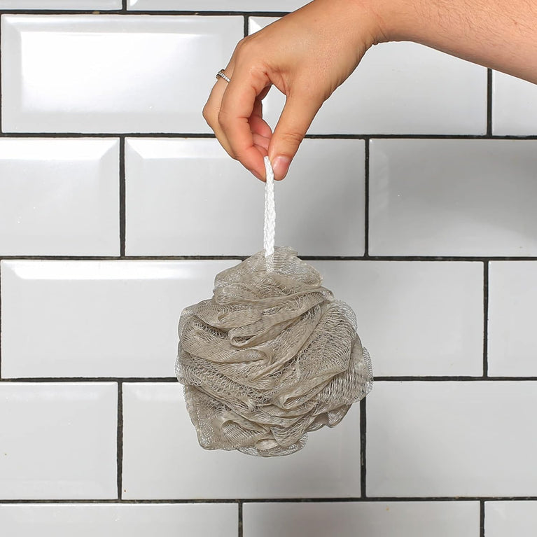 Luxurious ELYSIUM SPA Mesh Exfoliating Bath & Shower Sponges - Pack of 4