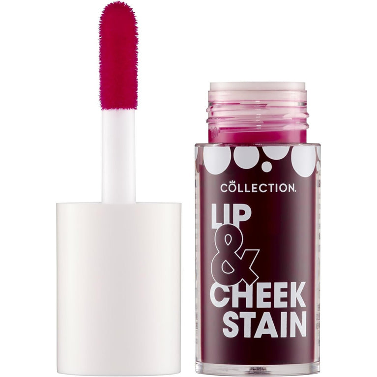 Collection Cosmetics Rosie Dual Lip & Cheek Stain - Long-Wear, Hydrating and Vegan for All Skin Types