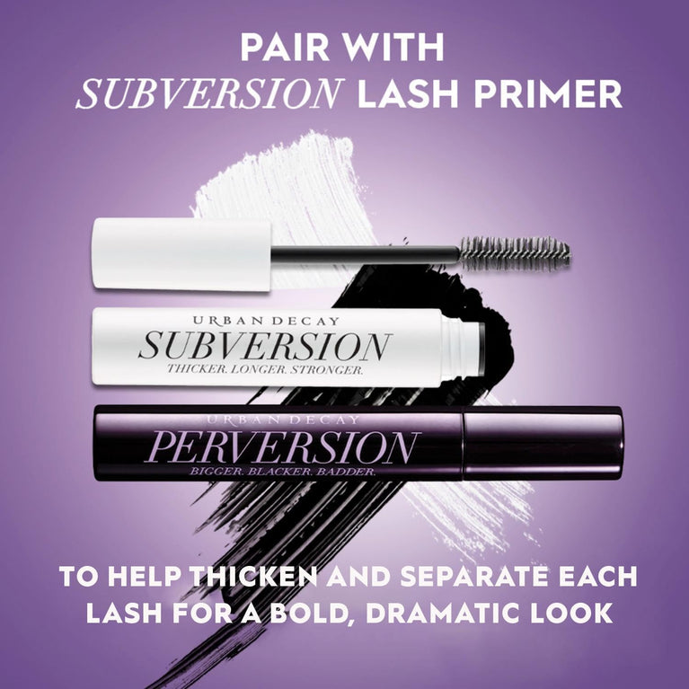 Urban Decay Perversion High-Impact Mascara, Deep Black for Full Volume & Length