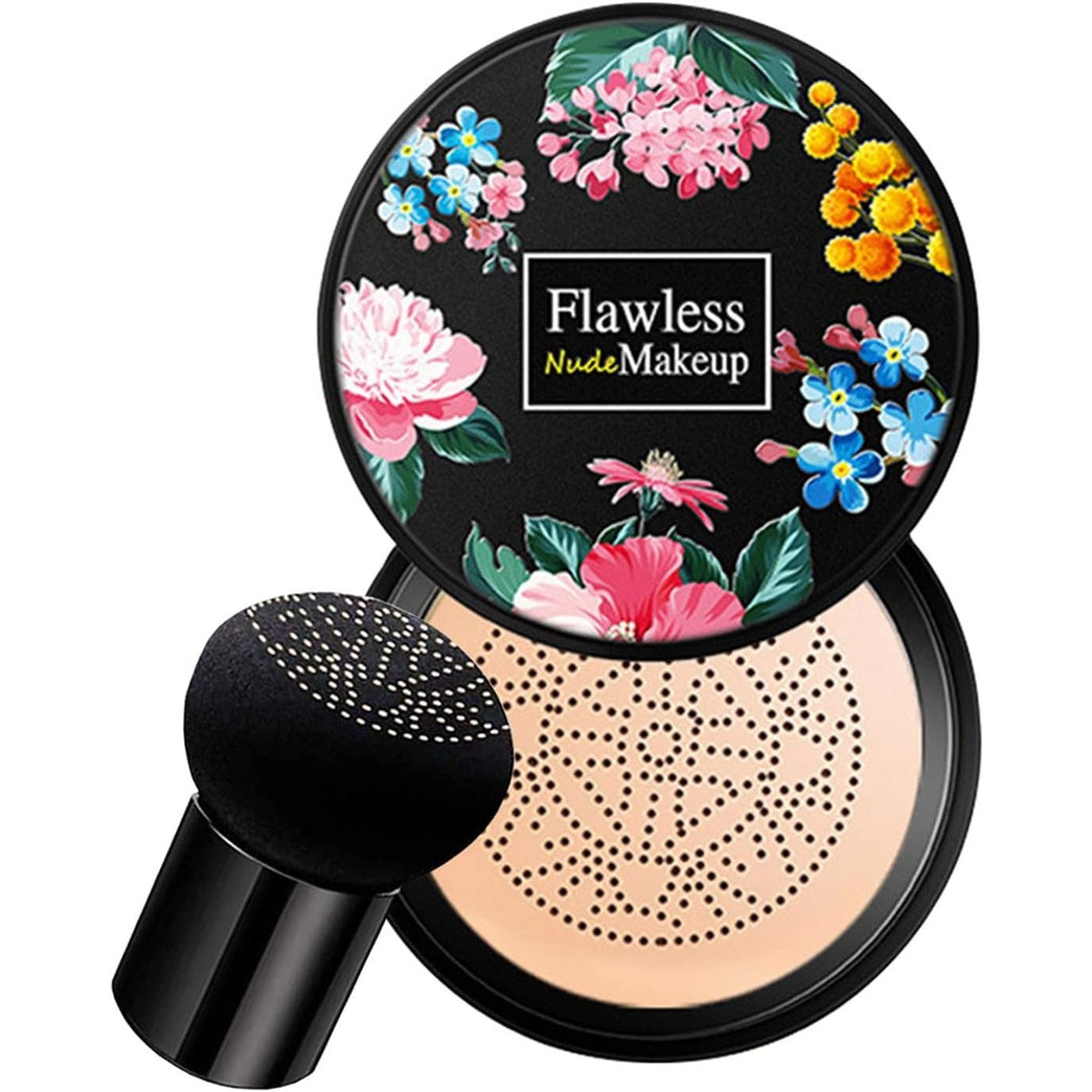 Hydrating BB Cream with Mushroom Head Applicator, Concealer, and Anti-Aging Properties