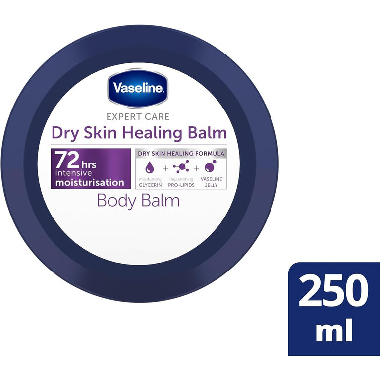 Vaseline Expert Care Dry Skin Healing Balm Body Cream - Intensive Moisturizer for Very Dry Skin