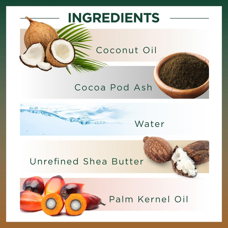 Ethically Sourced PraNaturals African Black Soap - 200g