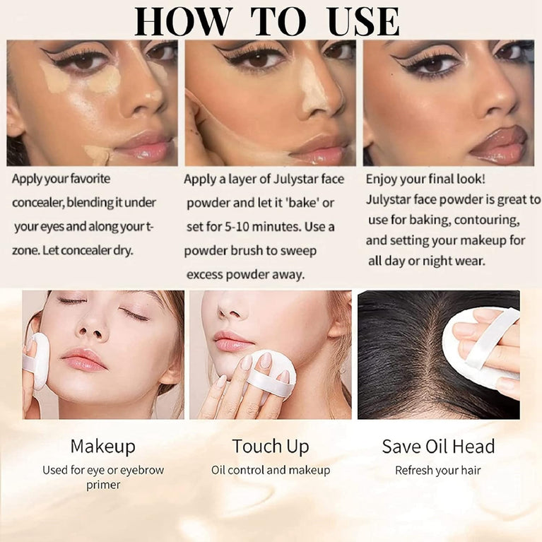 Versatile Matte Finish Loose Setting Powder