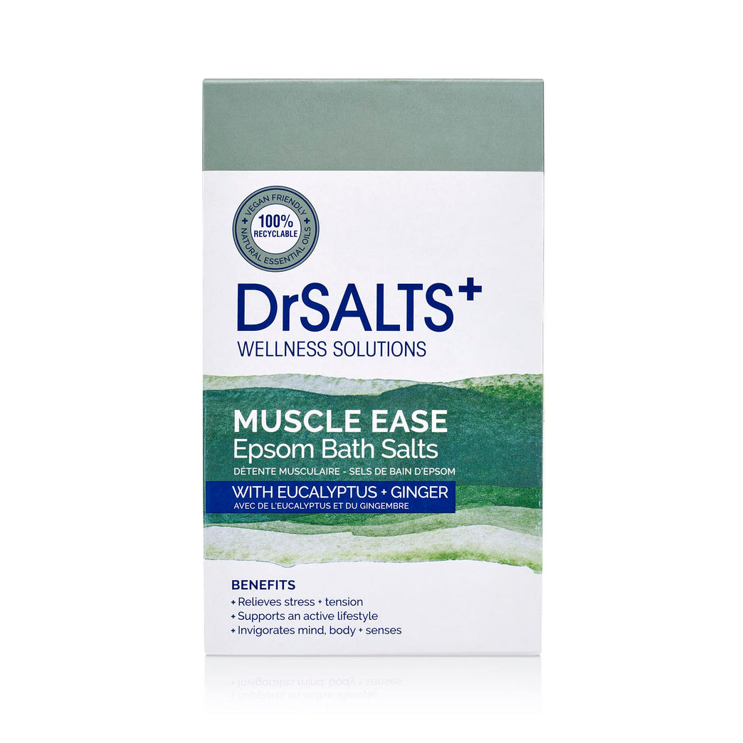 Eucalyptus & Ginger Epsom Bath Salts - Relaxing Muscle Therapy, Vegan & Cruelty-Free, 2kg