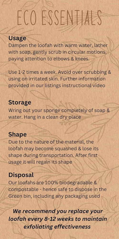 Exfoliating Loofah Body Scrubber for Deep Cleansing and Eco-Friendly Skincare