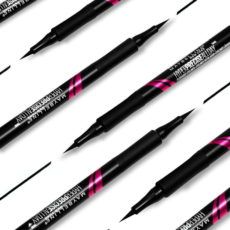 Maybelline Ultra-thin Felt Tip Liner in Matte Black, Hyper Precise All Day Wear, 0.63g