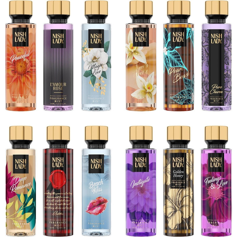 Nishlady Pure Charm Fragrance Body Spray for Women, 260 ml