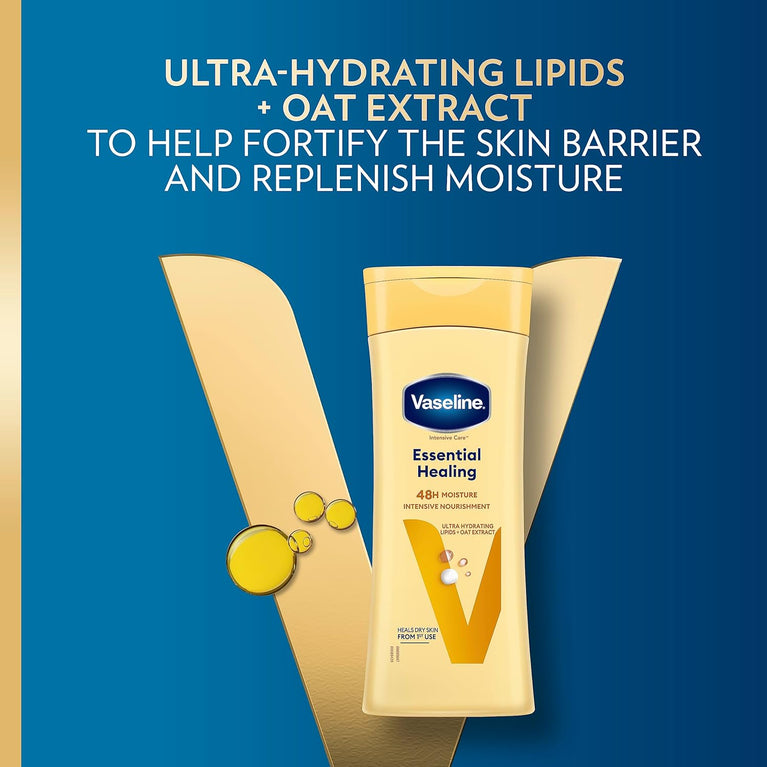 Vaseline Intensive Care Essential Healing Body Lotion for Dry Skin - 200 ml